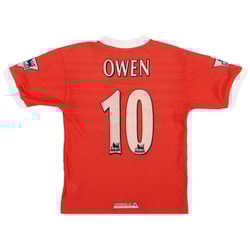 1998-00 Liverpool Home Shirt Owen #10 - 8/10 - (M.Boys)