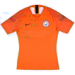 2018-19 Manchester City Authentic GK S/S Shirt - 4/10 - (M)