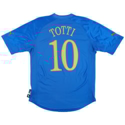 2004-06 Italy Home Shirt Totti #10