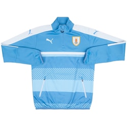 2016-17 Uruguay Puma 1/4 Zip Sweat Top - 9/10 - (M)