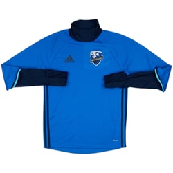 2015-16 Montreal Impact adidas 1/4 Zip Training Top - 8/10 - (S)