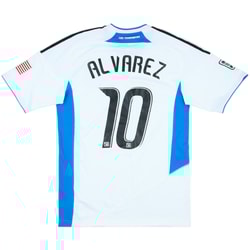 2010 San Jose Earthquakes Match Issue Away Shirt Alvarez #10