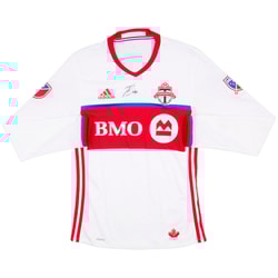 2016-17 Toronto Authentic Signed Away L/S Shirt - 5/10 - (S)