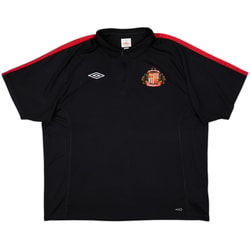 2011-12 Sunderland Umbro 1/4 Zip Polo Shirt - 9/10 - (3XL)