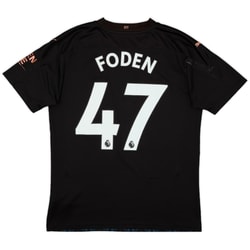 2020-21 Manchester City Away Shirt Foden #47 - 5/10 - (M)