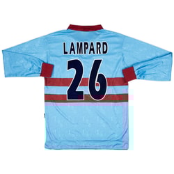 1995-97 West ham Centenary Away L/S Shirt Lampard #26 - 7/10 - (M)