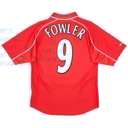 2000-02 Liverpool Home Shirt Fowler #9 - 6/10 - (M)
