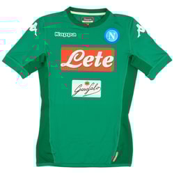 2017-18 Napoli GK Home S/S Shirt - 8/10 - (M)