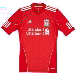 2010-12 Liverpool Player Issue TechFit Home Shirt - 7/10 - (M)