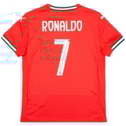 2025-26 Portugal Home Shirt Ronaldo #7 (KIDS)