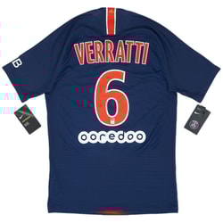 2018-19 Paris Saint-Germain Authentic Home Shirt Verratti #6 (S)