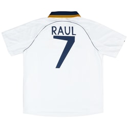 1999-00 Real Madrid adidas Reissue Home Shirt Raul #7