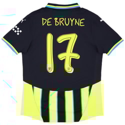2024-25 Manchester City Authentic Away Shirt De Bruyne #17