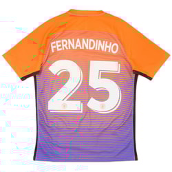 2016-17 Manchester City Authentic Third Shirt Fernandinho #25 - 8/10 - (M)