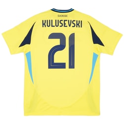 2024-25 Sweden Home Shirt Kulusevski #21