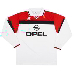 1994-95 AC Milan Away L/S Shirt - 8/10 - (L)
