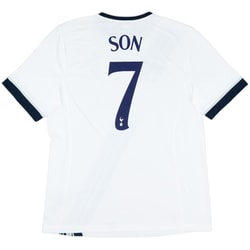 2015-16 Tottenham Home Shirt Son #7 - 9/10 - (XXL)