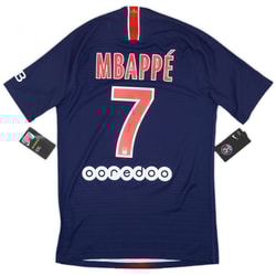 2018-19 Paris Saint-Germain Authentic Home Shirt Mbappe #7 (S)