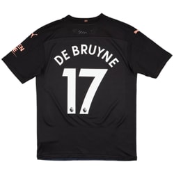 2020-21 Manchester City Authentic Away Shirt De Bruyne #17 (M)