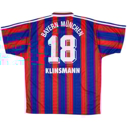 1995-97 Bayern Munich Home Shirt Klinsmann #18 - 8/10 - (L)