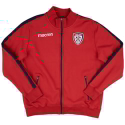 2017-18 Cagliari Macron Track Jacket - 9/10 - (3XL)