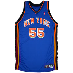 2006-07 New York Knicks #55 Signed adidas Pro Cut Away Jersey - 9/10 - (XXL)