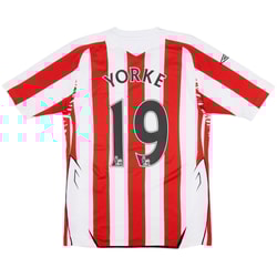 2007-08 Sunderland Home Shirt Yorke #19 - 6/10 - (S)