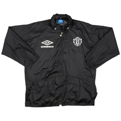 1994-95 Manchester United Umbro Hooded Rain Jacket - 9/10 - (L)