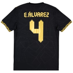 2025 Mexico Authentic Gold Cup Shirt E.Alvarez #4