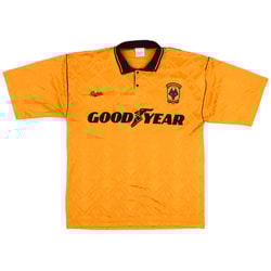 1991-92 Wolves Home Shirt - 9/10 - (L)