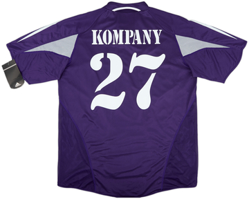 2004-05 Anderlecht Player Issue Away Shirt Kompany #27