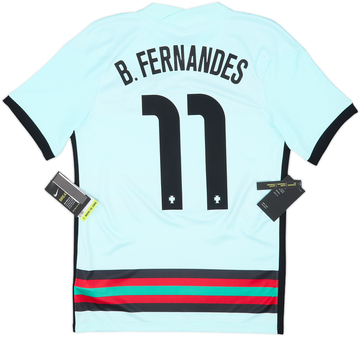 2020-22 Portugal Away Shirt B.Fernandes #11