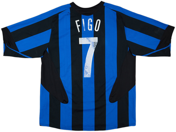 2005-06 Inter Milan Home Shirt Figo #7