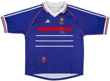 1998-00 France 'Pour Toi Zinedine Zidane' Home Shirt