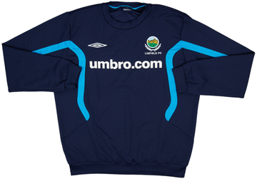 2011-12 Linfield Umbro Sweat Top