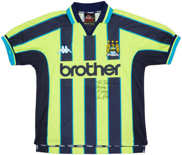 1998-99 Manchester City Signed Away Shirt