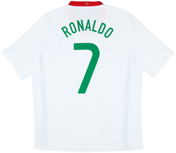 2008-10 Portugal Away Shirt Ronaldo #7