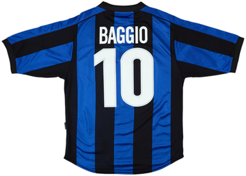 1999-00 Inter Milan Home Shirt Baggio #10