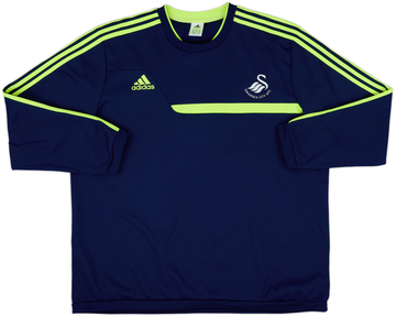 2013-14 Swansea adidas Sweat Top
