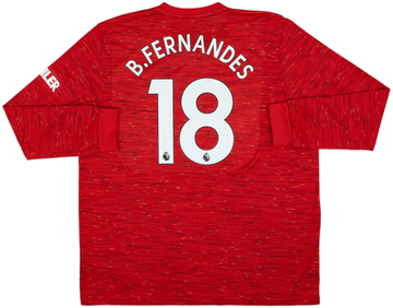 2020-21 Manchester United Home Shirt B.Fernandes #18 (XXL)