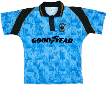 1992-94 Wolves Squad Signed Away Shirt