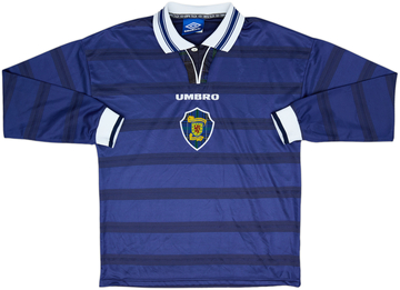 1998-00 Scotland Player Issue Home L/S Shirt