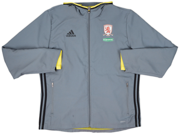 2016-17 Middlesbrough adidas Hooded Track Jacket