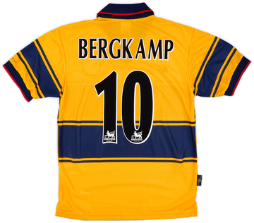 1997-99 Arsenal Away Shirt Bergkamp #10