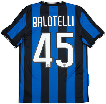 2009-10 Inter Milan Home Shirt Balotelli #45