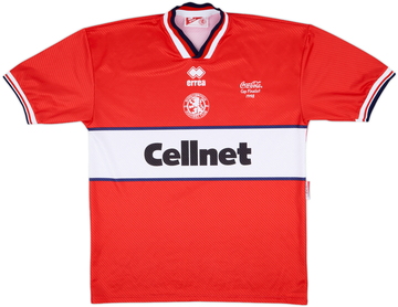 1997-98 Middlesbrough Coco-Cola Cup Finalist 1998 Home Shirt