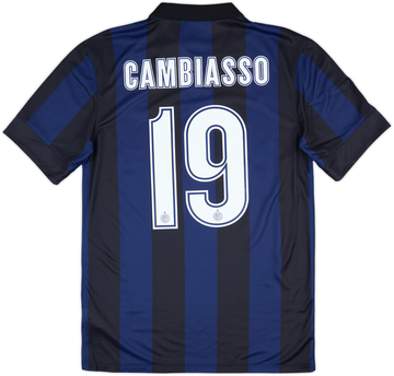 2013-14 Inter Milan Home Shirt Cambiasso #19