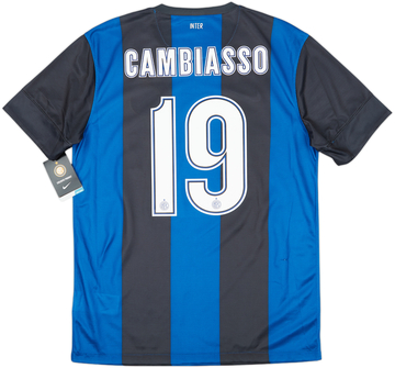 2012-13 Inter Milan Home Shirt Cambiasso #19