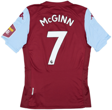 2019-20 Aston Villa Authentic Home Shirt McGinn #7