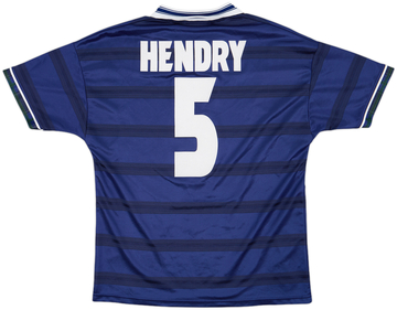 1998-00 Scotland Home Shirt Hendry #5